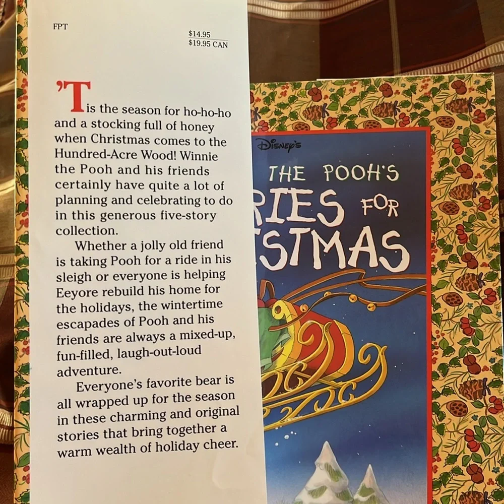 Disney Winnie the Pooh Stories for Christmas 1996 5 stories illustrated pictures